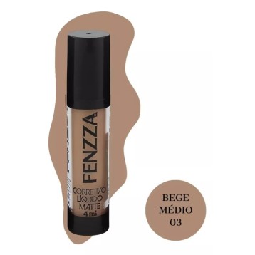 Corretivo Líquido Matte Fenzza Makeup